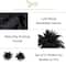 40in. Artificial Halloween Black Boston Fern - Set of 2